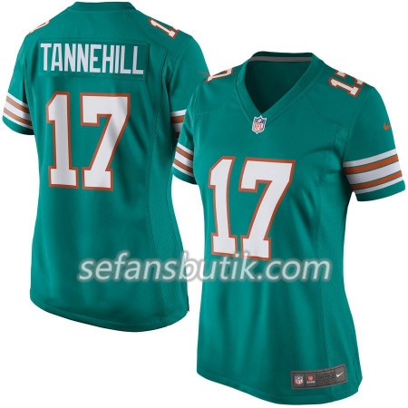 Miami Dolphins Tröjor Ryan Tannehill 17 Nike Aqua - Dame